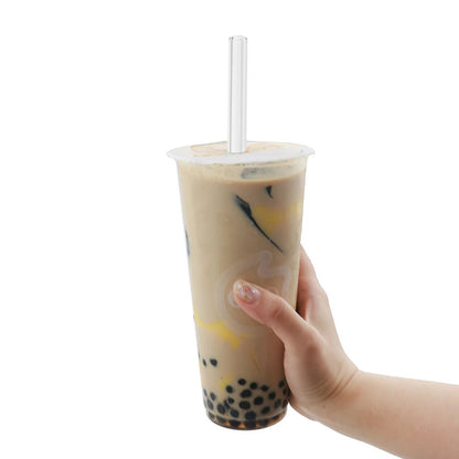 Premium Glass Straw Set - Reusable Eco Friendly Sipping Straws