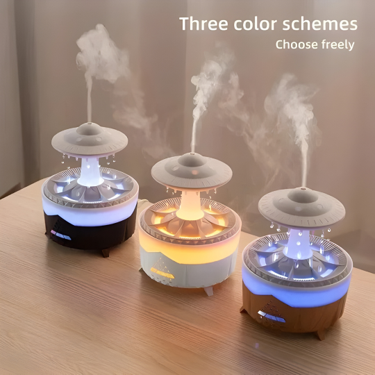 Colorful Cloud Mist Essential Oil Diffuser Lamp