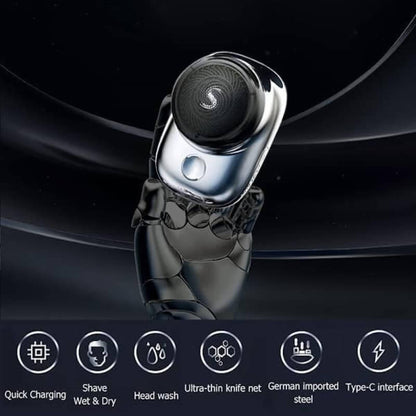 Compact Rechargeable Men's Shaver