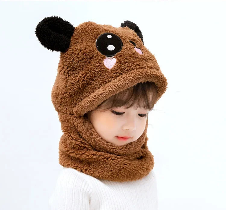 Soft Plush Panda Beanie Hat for Kids