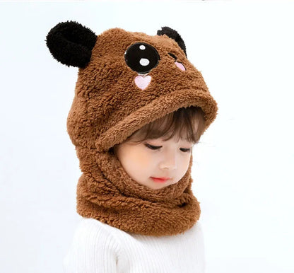 Soft Plush Panda Beanie Hat for Kids