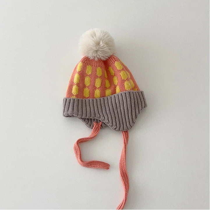 Warm Kids Winter Earflap Beanie Cap