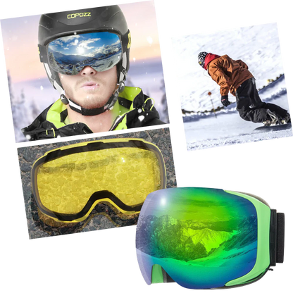 Winter Sports Goggles with Extra Lenses
