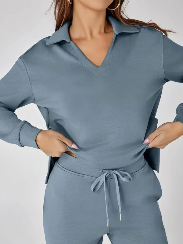 Relaxed Fit 2 Piece Long Sleeve Outfit