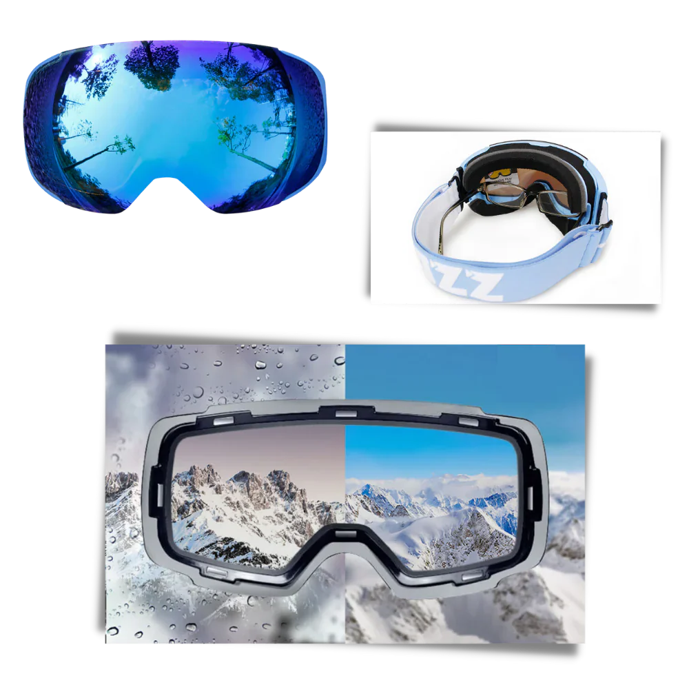 Winter Sports Goggles with Extra Lenses