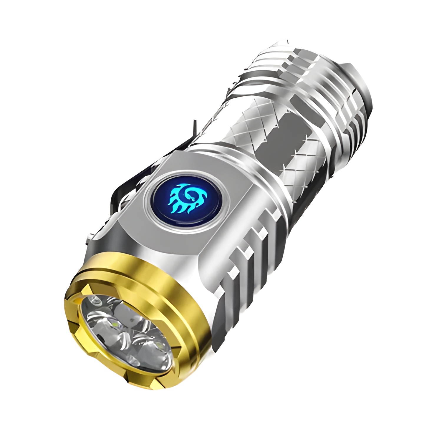Compact Triple LED Super Bright Pocket Flashlight