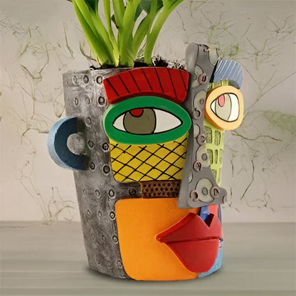 Unique Artistic Ceramic Floral Planter