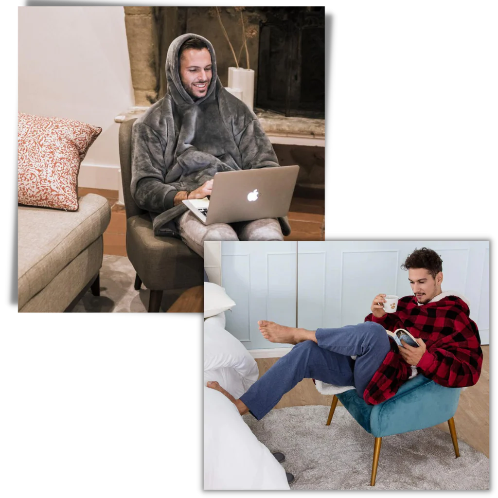 Oversized Cozy Sweatshirt Blanket
