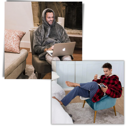 Oversized Cozy Sweatshirt Blanket