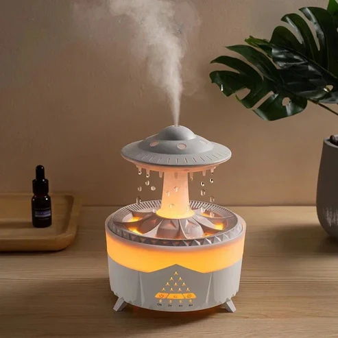 Colorful Cloud Mist Essential Oil Diffuser Lamp