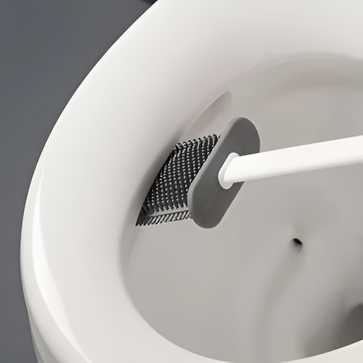 Compact Toilet Brush and Plunger Combo Set