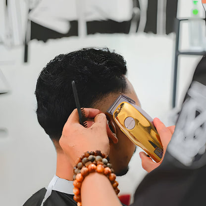 Premium Men's Cordless Gold Hair Trimmers Set