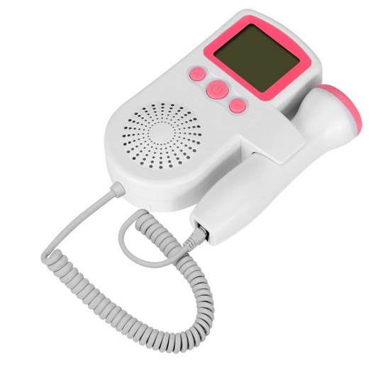 Portable Baby Heartbeat Monitor Fetal Doppler Detector