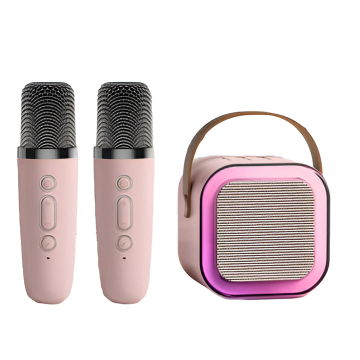 Portable Karaoke System With Bluetooth Mic - Hehif