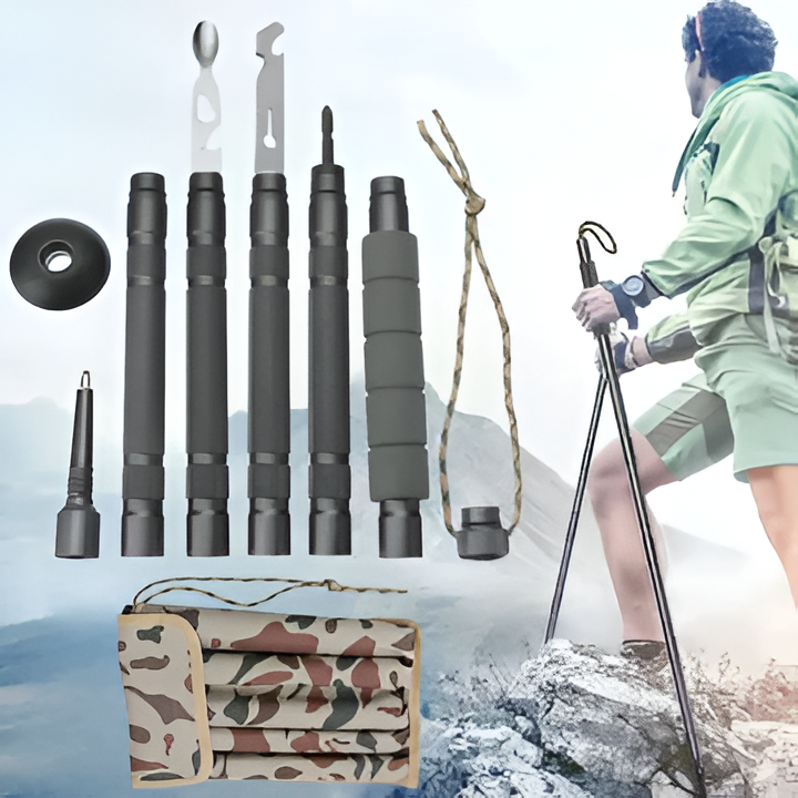 Hiking Staff – Emergency Walking Stick - Hehif