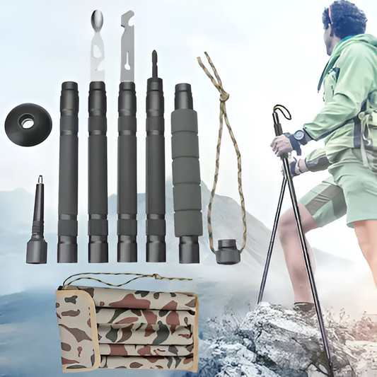 Hiking Staff – Emergency Walking Stick - Hehif