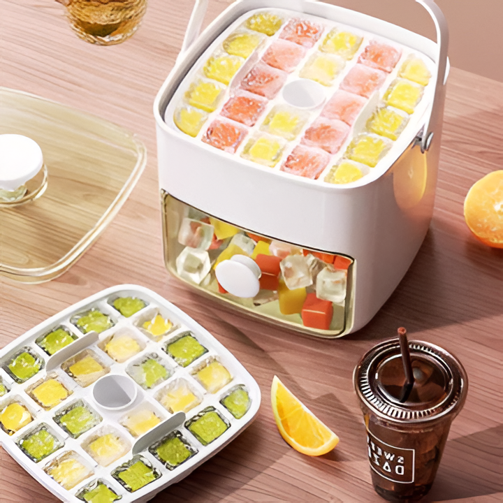 Easy Release 2-Stage Ice Cube Tray - Hehif