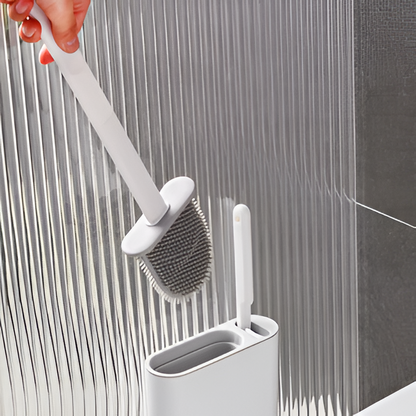 Compact Toilet Brush and Plunger Combo Set