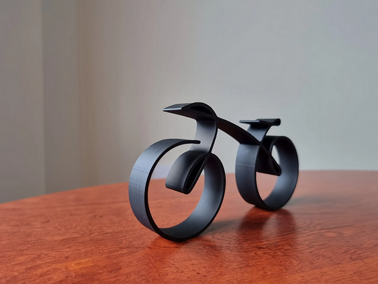Simple Bike Metal Art Decor