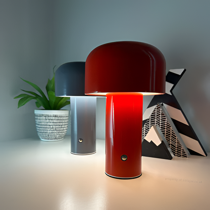 Elegant Wireless Mushroom Table Lamp