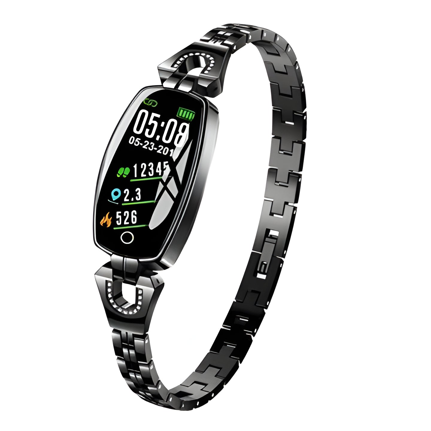 Water Resistant Sports Watch with Heart Rate Tracker for Women