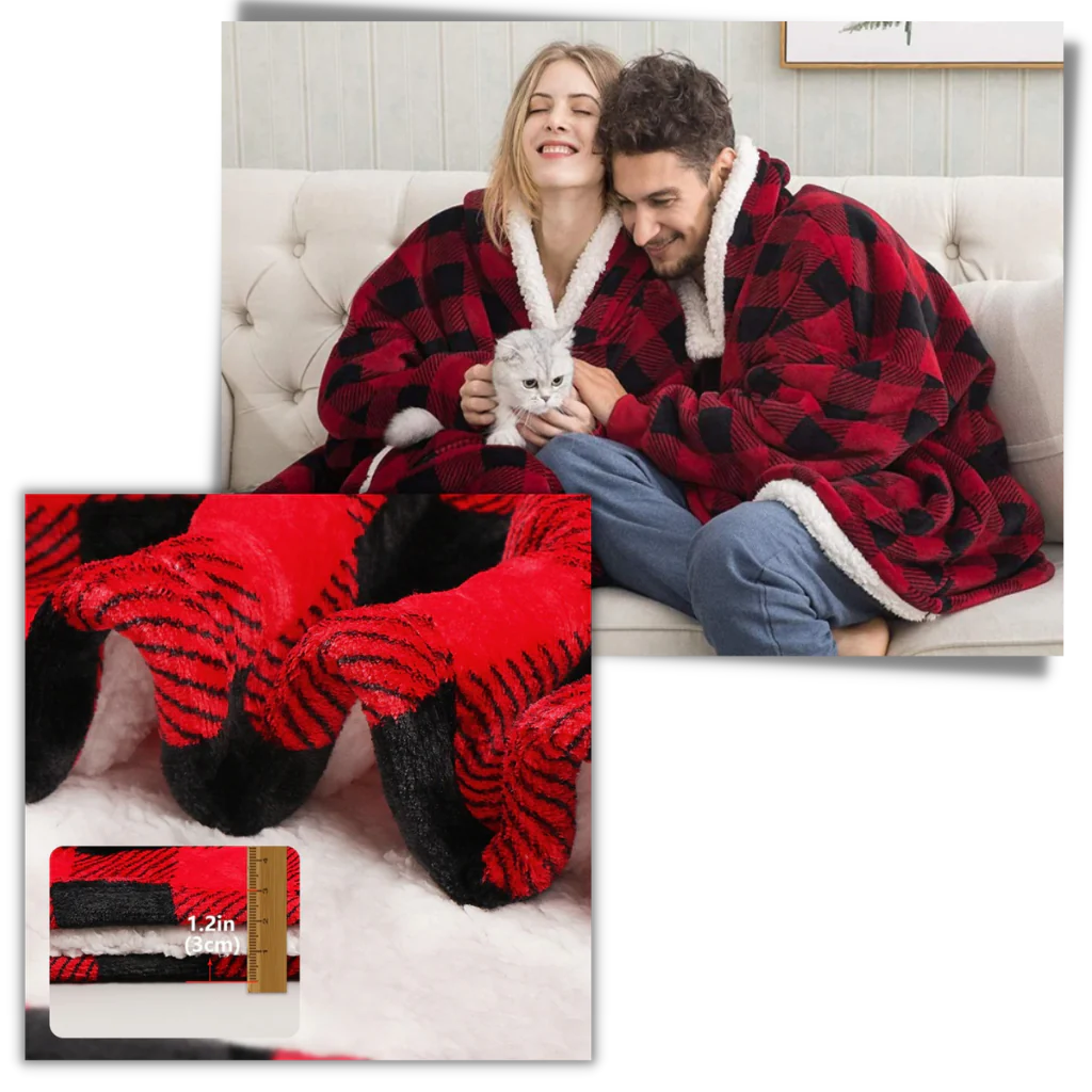 Oversized Cozy Sweatshirt Blanket