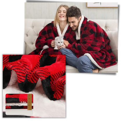 Oversized Cozy Sweatshirt Blanket