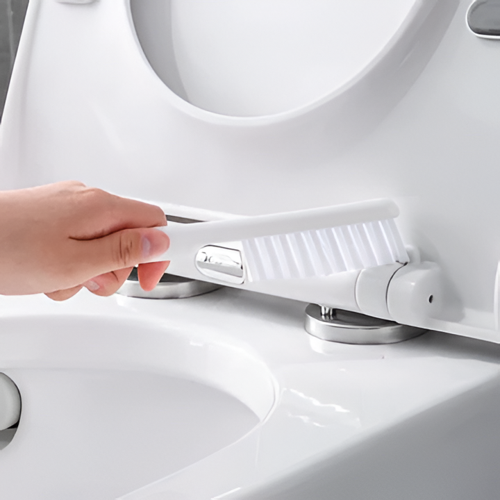 Compact Toilet Brush and Plunger Combo Set