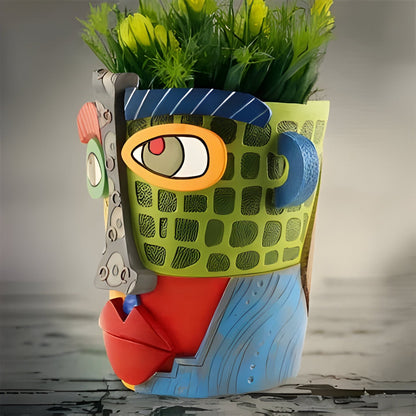 Unique Artistic Ceramic Planter Pot