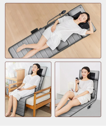 Relaxing Electric Massage Mat with Heat for Back Pain Relief