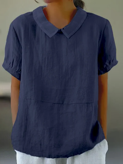 Classic Natural Fiber Blouse