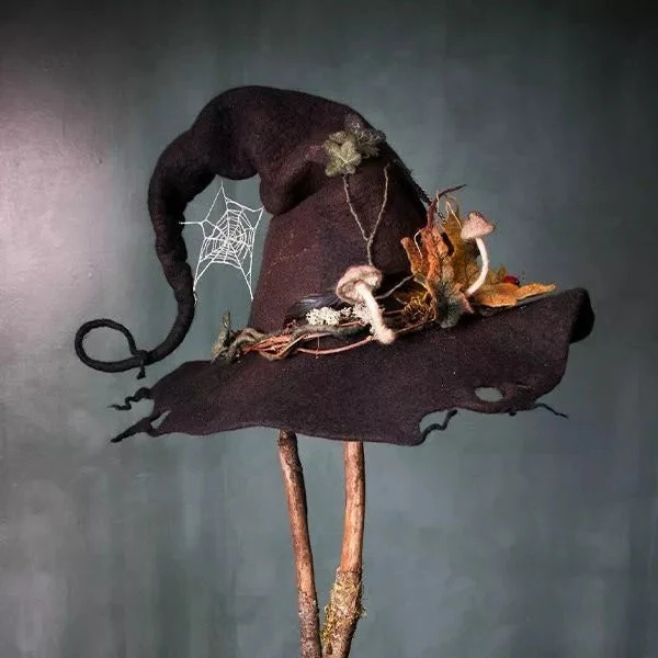 Spooky Black Witch Costume Hats