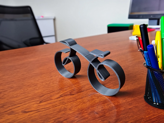 Simple Bike Metal Art Decor