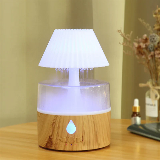Compact Cool Mist USB Humidifier with Nightlight - Hehif