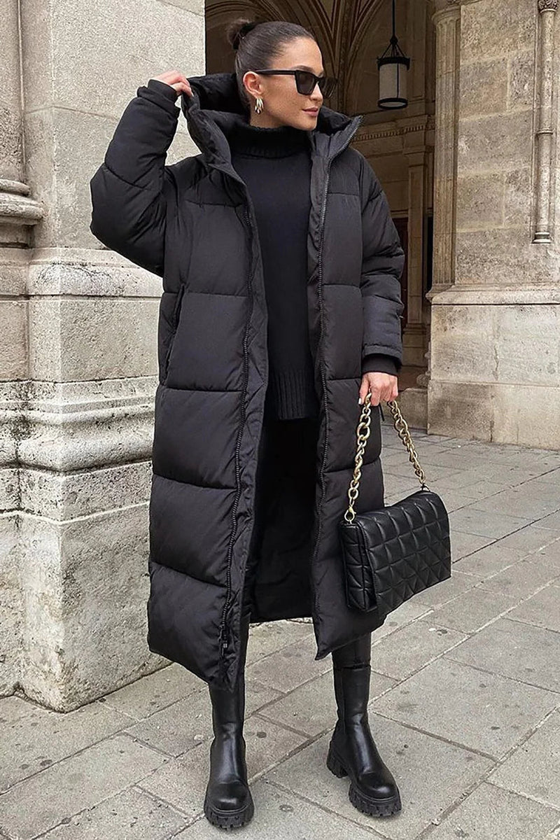 Tall Quilted Parka Coat, Warm and Stylish - Hehif