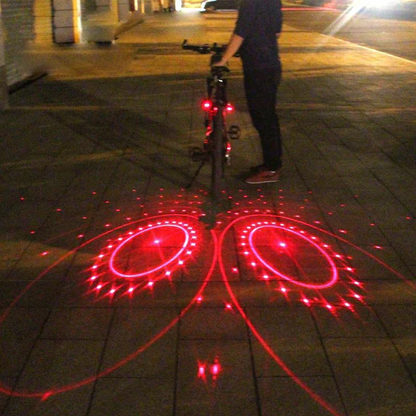 Bright Bike Laser Safety Lights