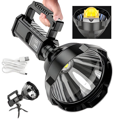 Bright Portable Rechargeable LED Torch - Hehif