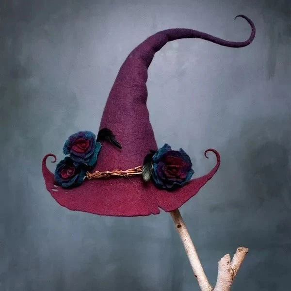 Spooky Black Witch Costume Hats
