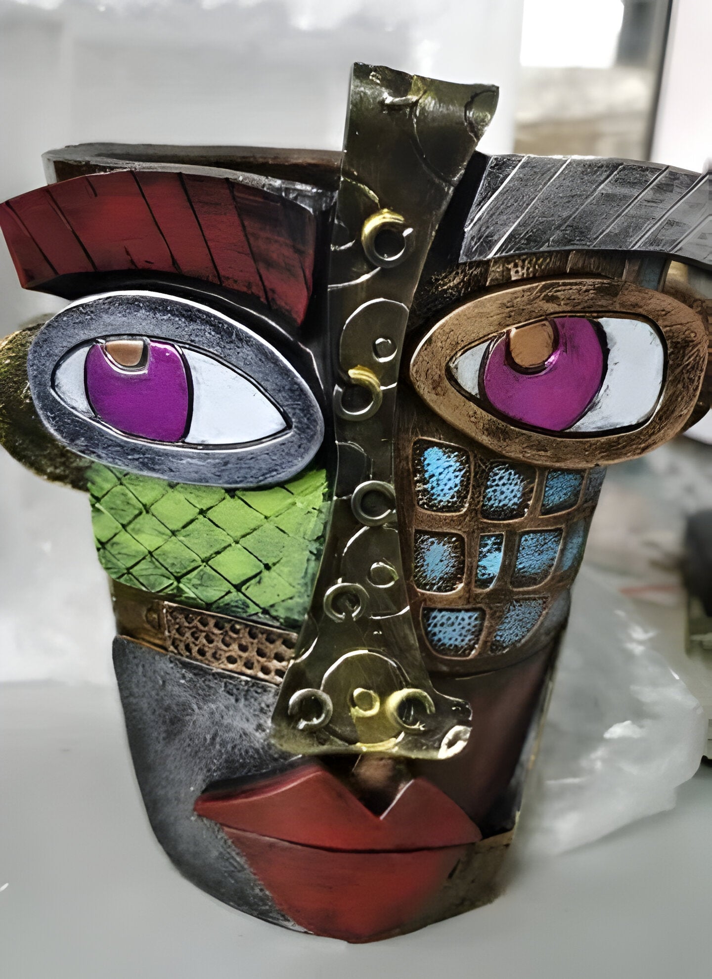 Unique Artistic Ceramic Planter Pot