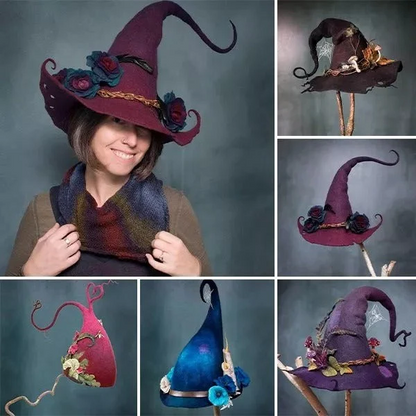 Spooky Black Witch Costume Hats