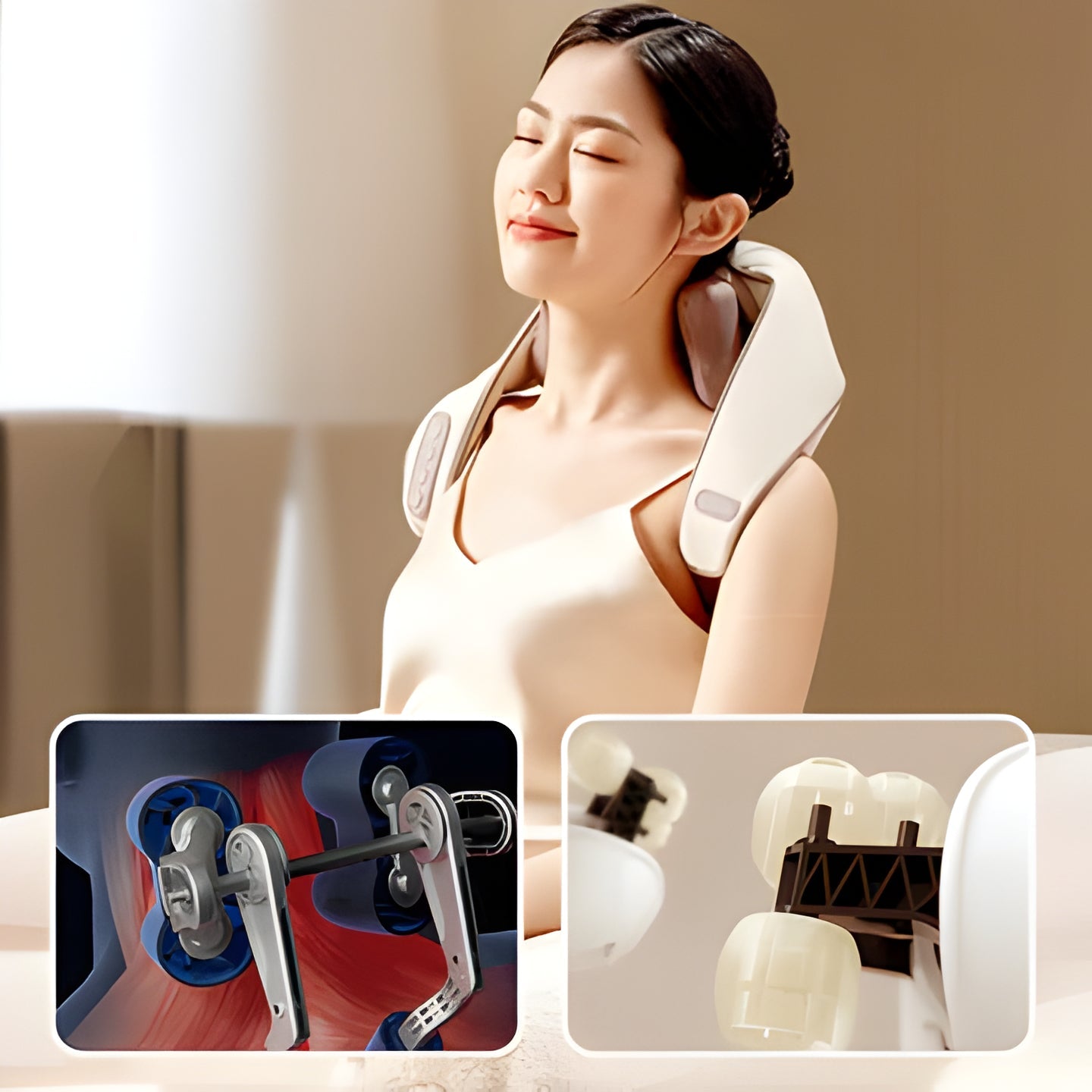 Relaxing Neck and Shoulder Massager Pillow
