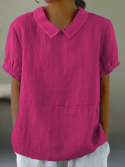 Classic Natural Fiber Blouse