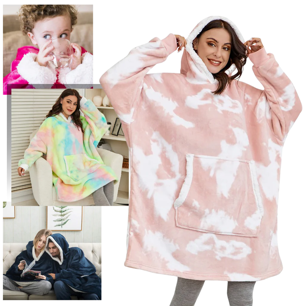 Oversized Cozy Sweatshirt Blanket
