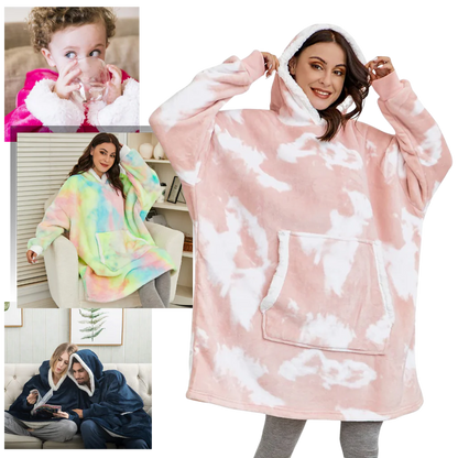 Oversized Cozy Sweatshirt Blanket