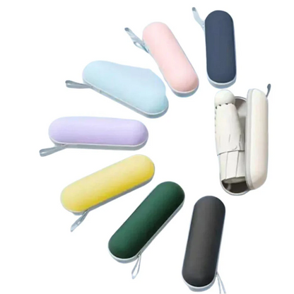 Compact Windproof Folding Umbrella Waterproof Travel Accessory