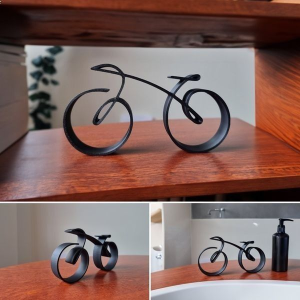 Simple Bike Metal Art Decor - Hehif