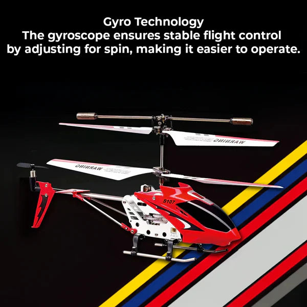 Red Durable Small RC Helicopter with Gyro