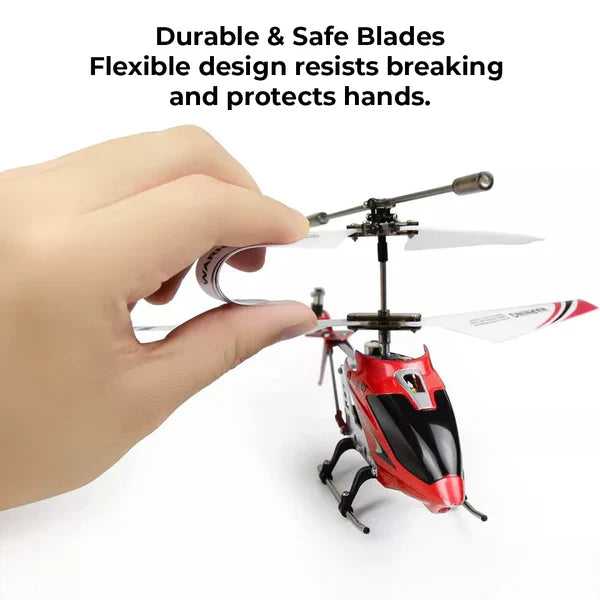 Red Durable Small RC Helicopter with Gyro