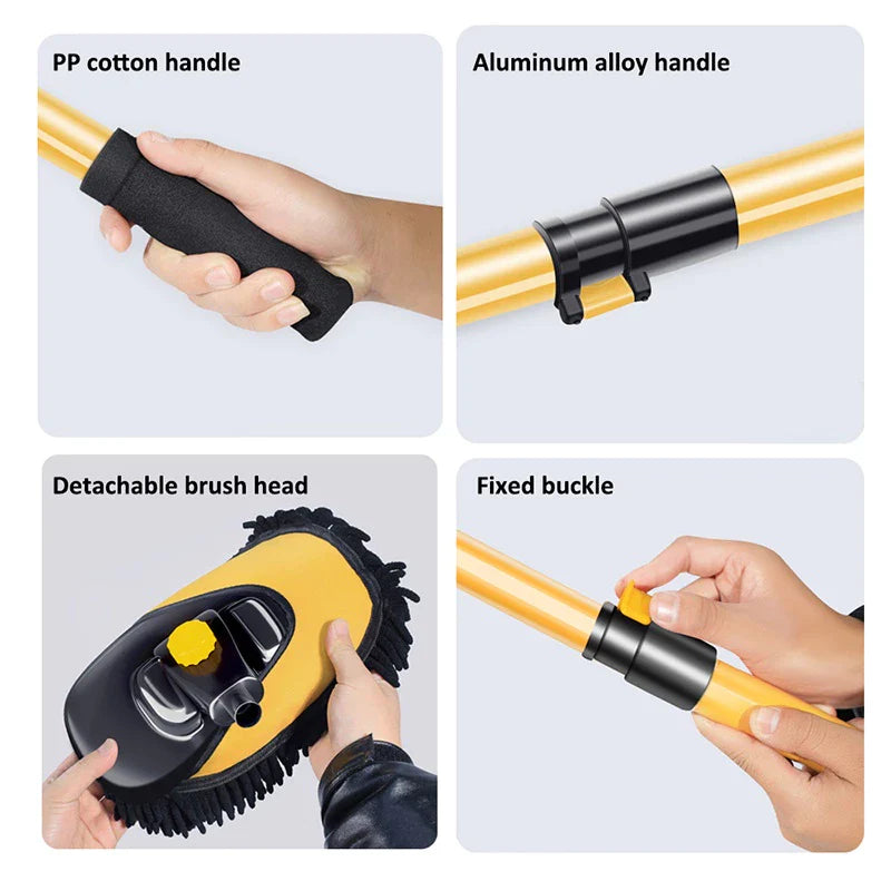Soft Car Cleaning Mop with Extendable Handle