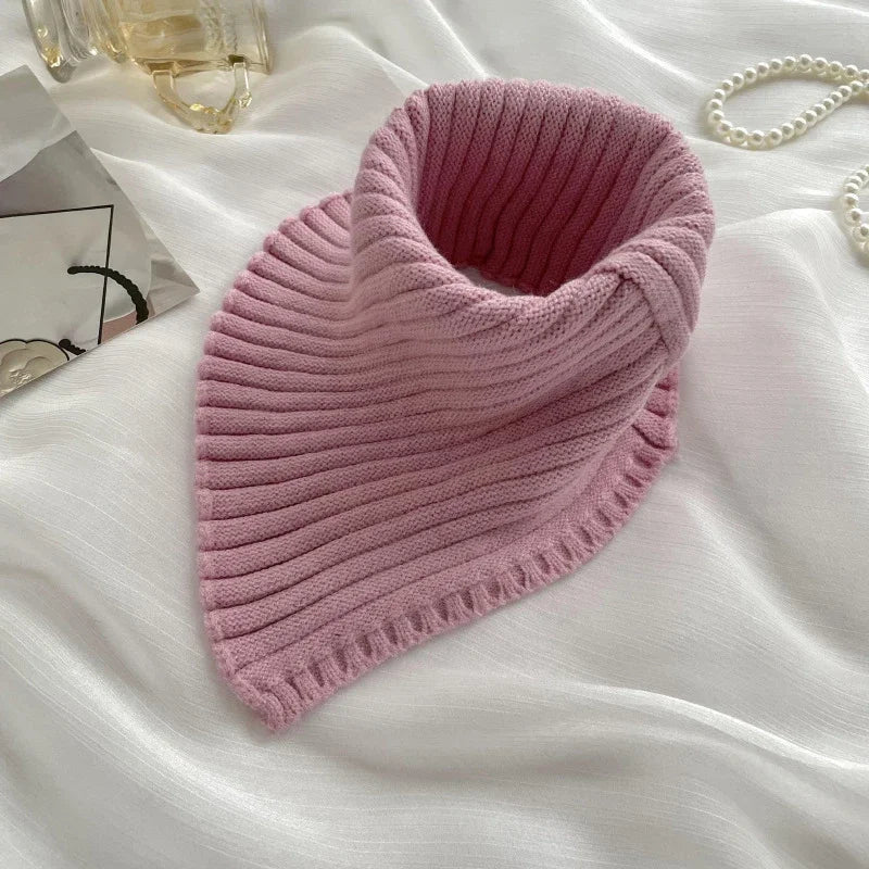 Soft Cable Knit Scarf Neck Warmer